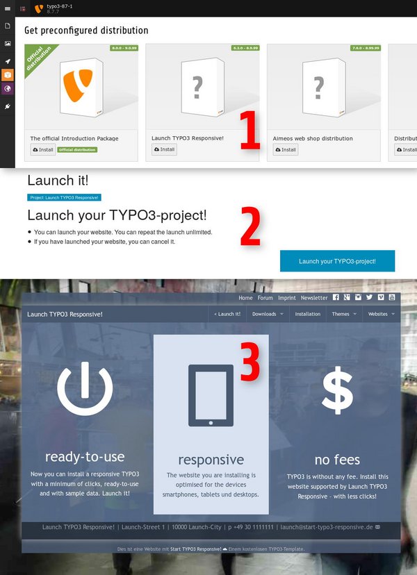 Sofort testen: Launch TYPO3 Responsive! 